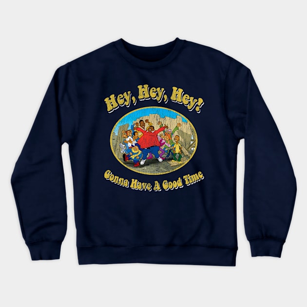 Gonna Have A Good Time Worn Crewneck Sweatshirt by Alema Art